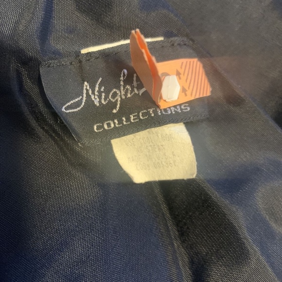 Vintage Nightway Collections Cocktail Little Black Slip Dress Women's Size 4 - Picture 11 of 12